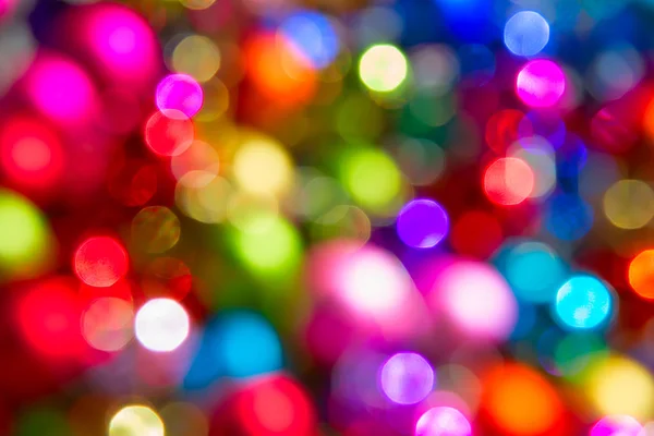 Defocused Ligths Christmas Tree — Stock Photo, Image