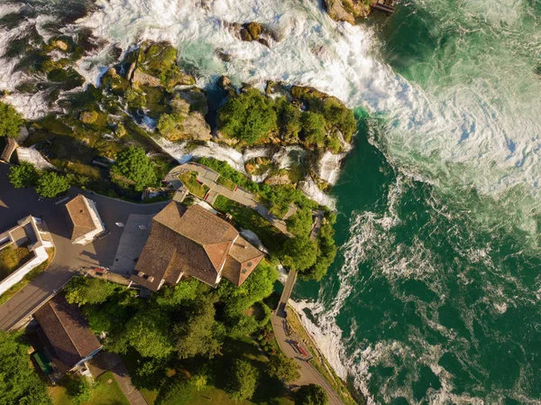 Rheinfall Největší Vodopád Evropě — Stock fotografie