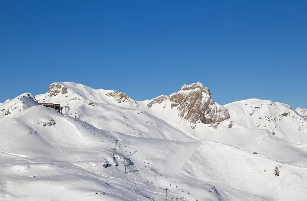 Vinter Schweiziska Alperna Schweiz — Stockfoto