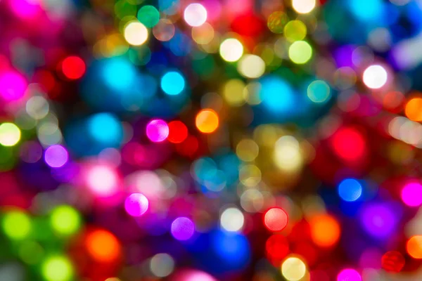 Ligas Desenfocadas Del Árbol Navidad —  Fotos de Stock