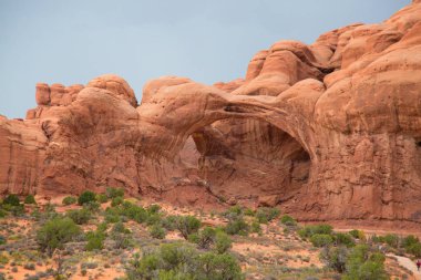 Arches Ulusal Parkı manzaraları, Utah, ABD