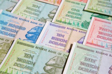 Yüksek enflasyondan sonra Zimbabwe 'nin banknotları