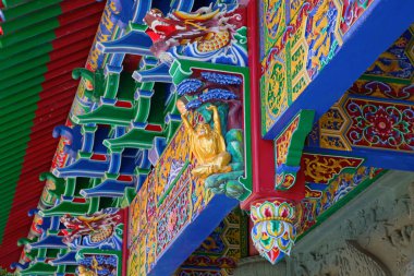 Lantau Adası 'ndaki Po Lin Manastırı' nın içinde.)