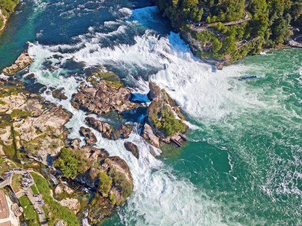Rheinfall Più Grande Cascata Europa — Foto Stock