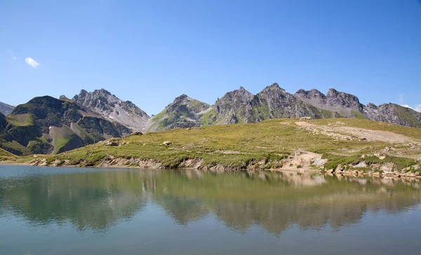 Літній Пейзаж Регіоні Pizol Швейцарські Альпи — стокове фото