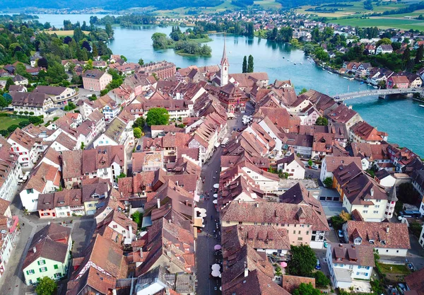 Stein Rhein Középkori Város Shaffhausen Közelében Svájcban — Stock Fotó