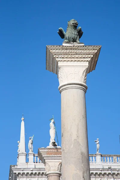 Fachada Del Palacio Ducal Venecia Italia — Foto de Stock