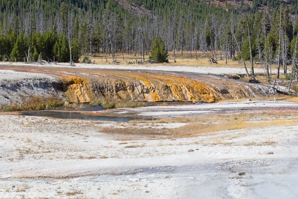 Cuenca Géiseres Arenas Negras Parque Nacional Yellowstone Estados Unidos — Foto de Stock