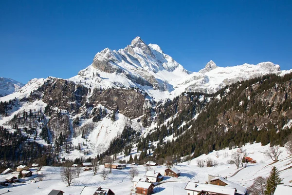 Winter Zwitserse Alpen Zwitserland — Stockfoto