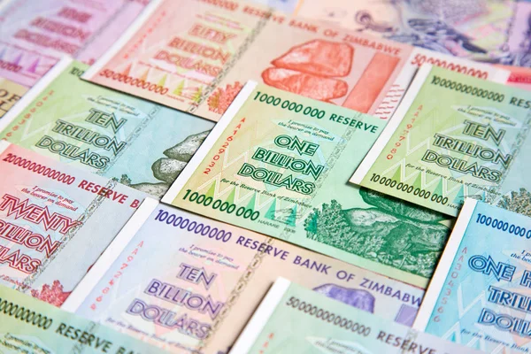 Sedlar Från Zimbabwe Efter Hyperinflation — Stockfoto