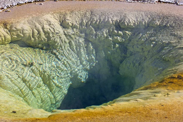 Колоритний Басейн Гарячої Води Єллоустонському Національному Парку Сша — стокове фото
