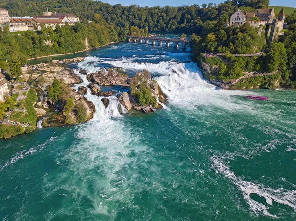 Rheinfall Più Grande Cascata Europa — Foto Stock