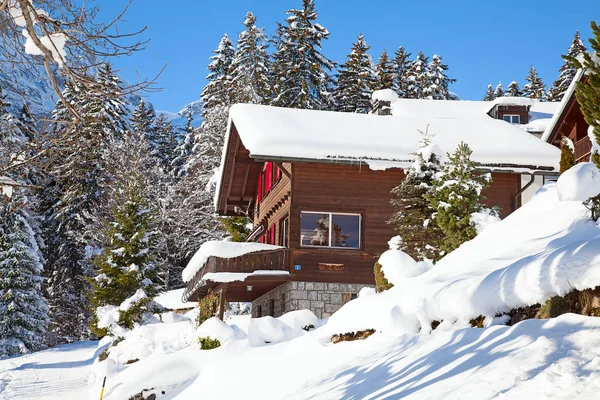 Winter Zwitserse Alpen Zwitserland — Stockfoto