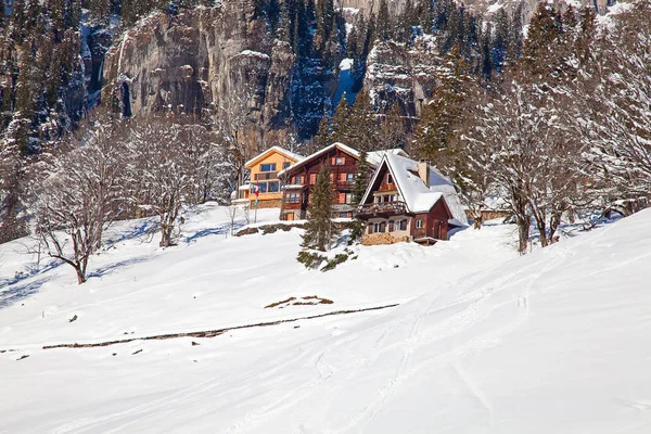 Winter Zwitserse Alpen Zwitserland — Stockfoto