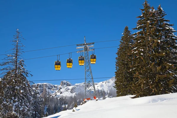 Vinter Schweiziska Alperna Schweiz — Stockfoto