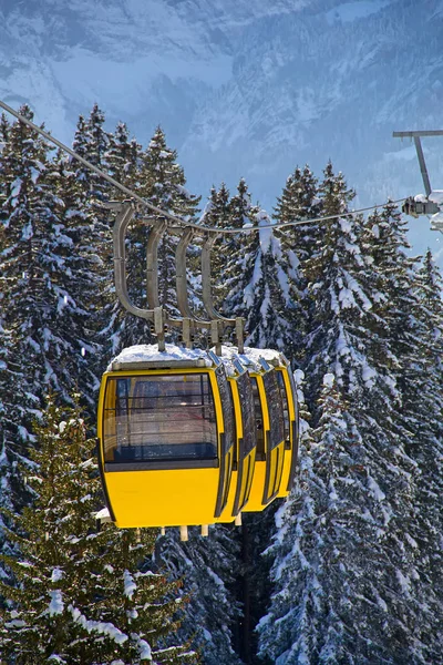 Vinter Schweiziska Alperna Schweiz — Stockfoto