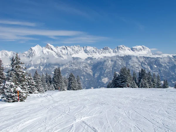 Inverno Nelle Alpi Svizzere Svizzera — Foto Stock