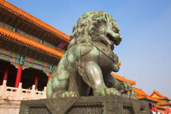 Beijing China Octubre 2017 Ciudad Prohibida Museo Del Palacio Palacio —  Fotos de Stock