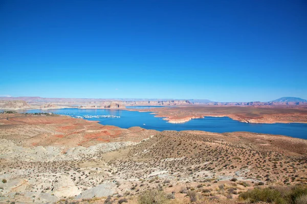 Διάσημη Λίμνη Powell Glenn Canyon Κοντά Σελίδα Αριζόνα — Φωτογραφία Αρχείου