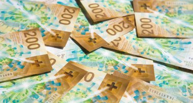 Barnd yeni İsviçre 200 topluluğu (2018 yılında verilen banknotlar franks)