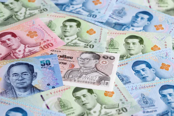 Tailand Banknotları 2018 Yayınlanan Yeni Tasarım — Stok fotoğraf