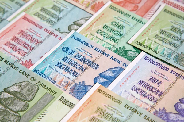 Sedlar Från Zimbabwe Efter Hyperinflation — Stockfoto