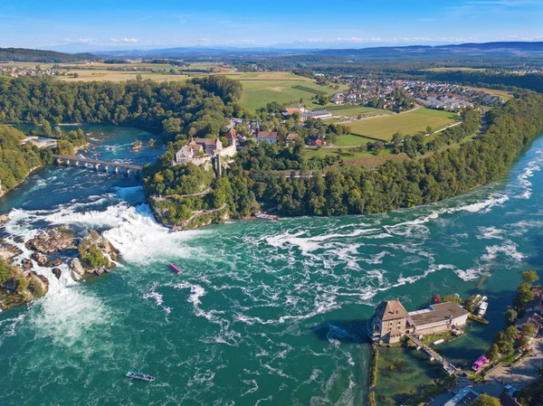 Rheinfall Air Terjun Terbesar Eropa — Stok Foto