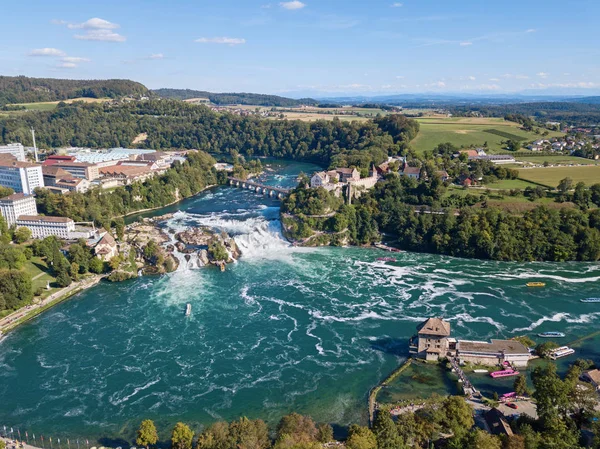 Rheinfall Největší Vodopád Evropě — Stock fotografie