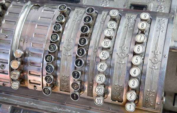 Ancient Mechanical Cash Register Machine — Stock Photo, Image