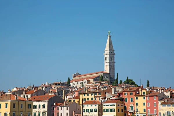 Oude Stad Rovinj Aan Adriatoc Zee Kroatië — Stockfoto