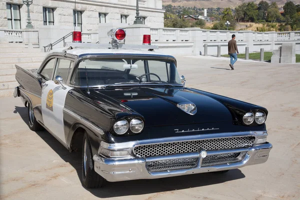 Salt Lake City Utah Eua Outubro 2016 Carro Polícia Histórico — Fotografia de Stock