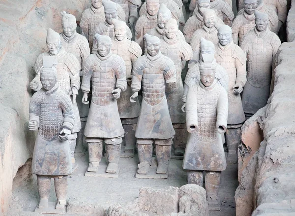 Xian China Octubre 2017 Famoso Ejército Terracota Xian China Mausoleo —  Fotos de Stock