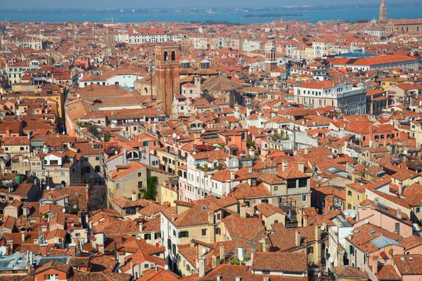 Flygfoto Över Venedigs Stad Italien — Stockfoto