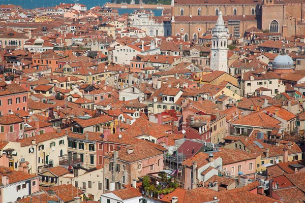 Luchtfoto Van Stad Venetië Italië — Stockfoto
