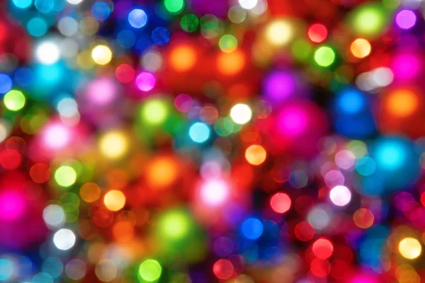 Defocused Ligths Christmas Tree — Stock Photo, Image