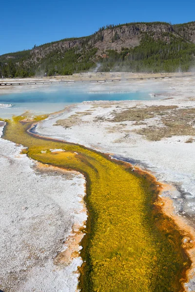 Bassin Geyser Sables Noirs Dans Parc National Yellowstone États Unis — Photo