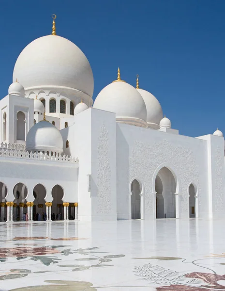 Mesquita Sheikh Zayed Famosa Abu Dhabi Emirados Árabes Unidos — Fotografia de Stock