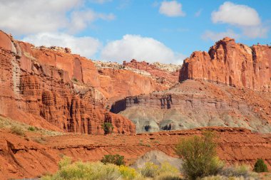 Utah, ABD 'deki Capitol Resif Ulusal Parkı