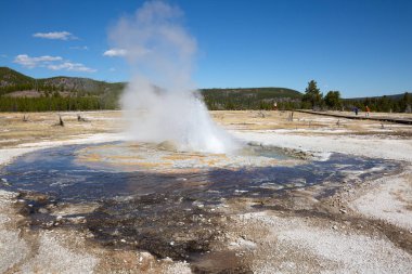 Yellowstone Ulusal Parkı 'nda gayzer patlaması, ABD