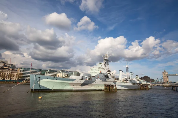 HMS Belfast — Zdjęcie stockowe