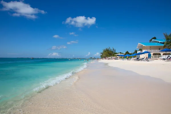 Famosa Playa Siete Millas Isla Gran Caimán —  Fotos de Stock