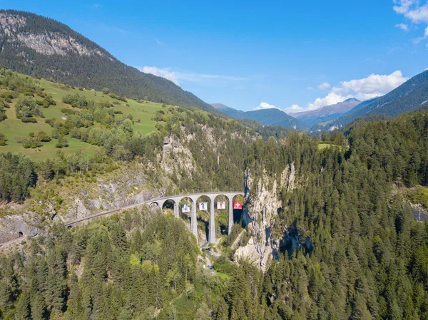 Landwasser viaduct — Stock Photo, Image