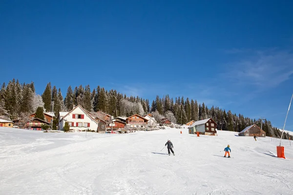 Vintern i Alperna — Stockfoto