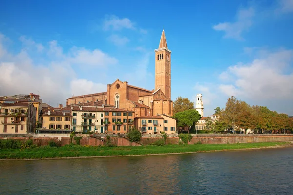 Antica Città Verona Nel Nord Italia — Foto Stock