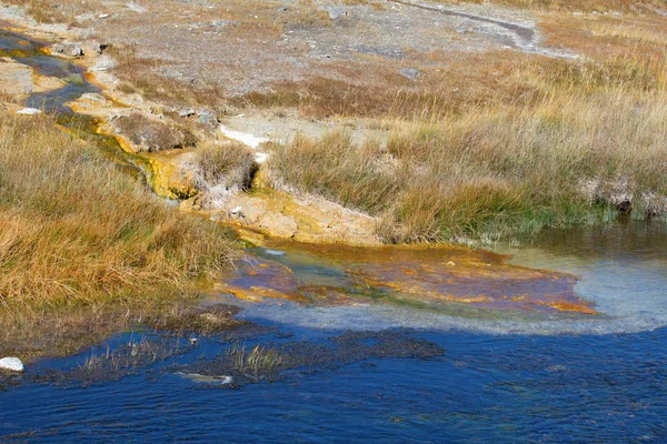 Black sands geyser basin — Stock Photo, Image