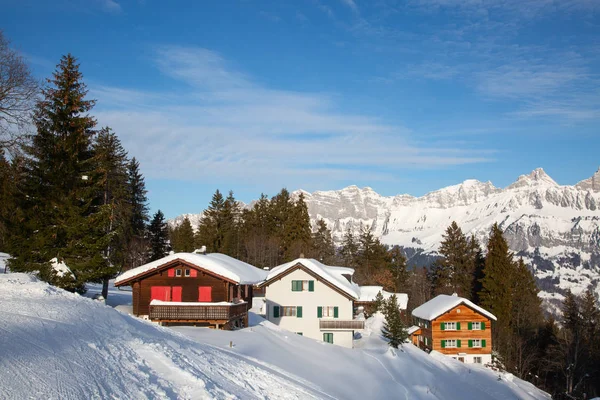 Winter in de Alpen — Stockfoto