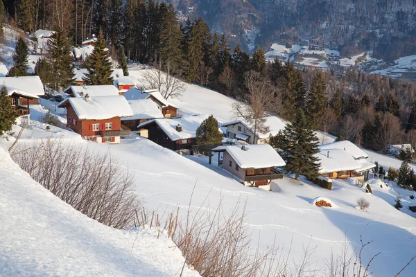 Winter in den Alpen — Stockfoto