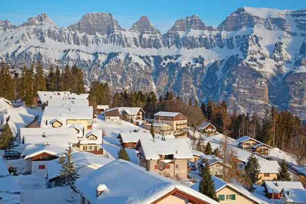 Inverno nelle Alpi — Foto Stock