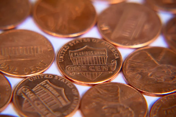 Monedas estadounidenses — Foto de Stock