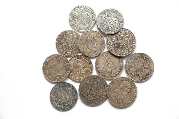 Middeleeuwse munten — Stockfoto